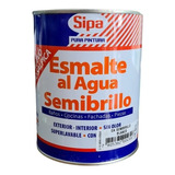 Esmalte Al Agua Blanco Semibrillo 1 Litro | Limpiable