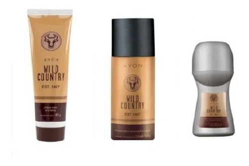 Wild Country Crema Afeitarse Deo Corporal Y Bolilla Set X 3