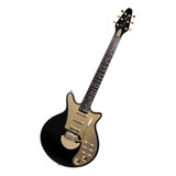 Mini Guitarra Brian May Black & Gold - Marca Axe Heaven