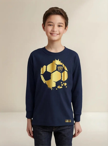 Jersey M Larga Niño Niña Pumas Unam Edición Limitada 2