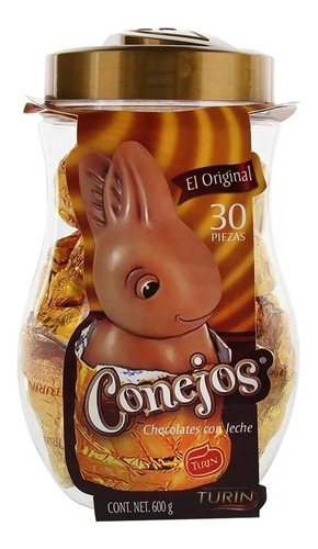 Chocolates Turín Conejos 600gr - 30pz. 