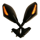 Espejo Retrovisor Led De Motocicleta Con Luz For Yamaha Yzf