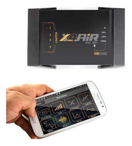 Processador Crossover Expert X4 Connect Bluetooth X4