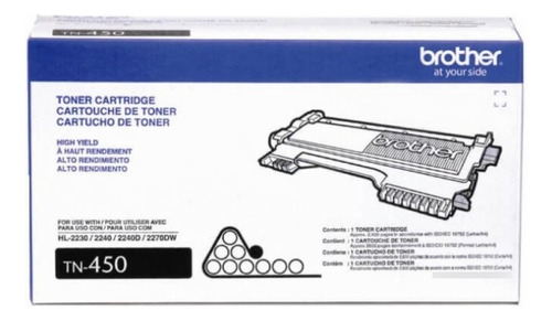 Brother Tn-450 Cartucho De Tóner Original