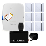 Kit Choque E Alarme Jfl Ecr 10w Ethernet + Bateria +sensores