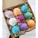 Box Regalo 9 Bombas Efervescentes - Bath Bomb -