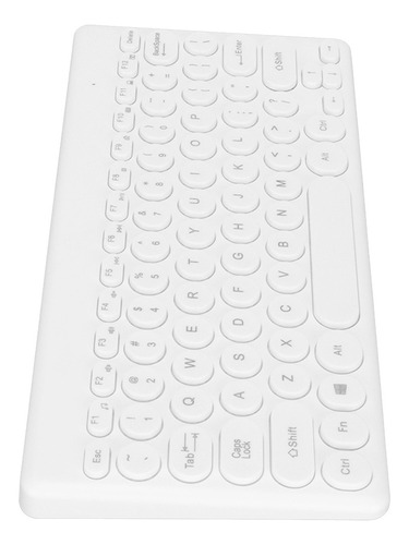 Teclado Inalámbrico Pequeño, 2,4 G, 78 Teclas, Diseño Ergonó