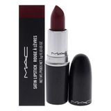 Lápiz Labial Satinado 801 Amorous De Mac Para Mujer, 0.10 Oz