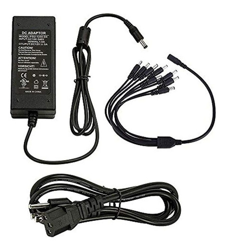 Fuente De Alimentacion 12v 5a Para Camara De Seguridad Cct