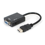 Cabo Conversor Vga X Hdmi Para Pc Monitor Projetor Ps4 Xbox