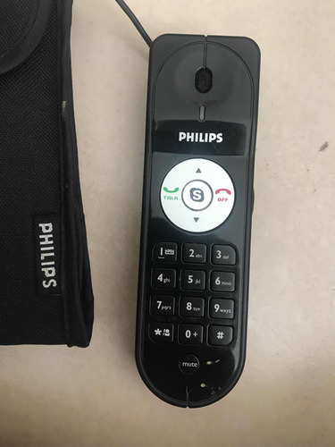 Telefone Philips Usb Skype Voip 0801b/55 Funcionando Leia