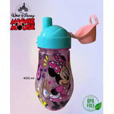Botella Para Agua Minnie Mouse Disney Rosa Infantil