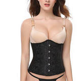 Corset Espartilho Underbust Estampado Corselet Cinta