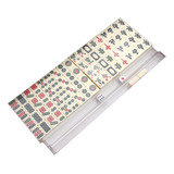 Mini Juego De Mahjong Con Caja De Almacenamiento, Juego De