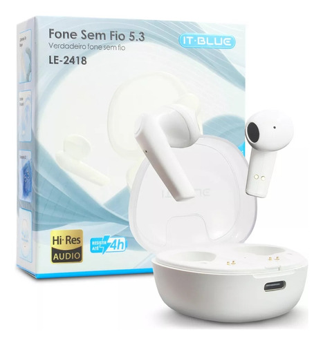 Fone Sem Fio Bluetooth 5.3 It-blue - Le-2418