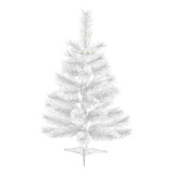 Árvore De Natal Pinheiro Pequena 60cm Branca Luxo