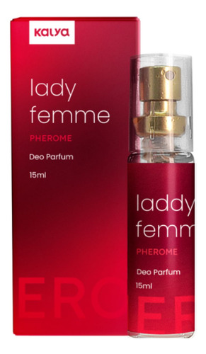 Perfume Feminino Com Feromônio Pherome Lady Femme 15ml