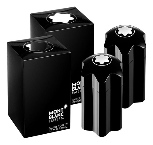 Paquete Mont Blanc Emblem 100ml Caballero Original 2 Pzas