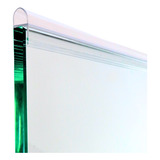  2 Perfil Siliconado Barriga Vedação E Proteção Vidro 8mm 2m