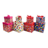 Pack 12 Cajas De Regalo Sorpresa Plegable 10cm Regalo 5008