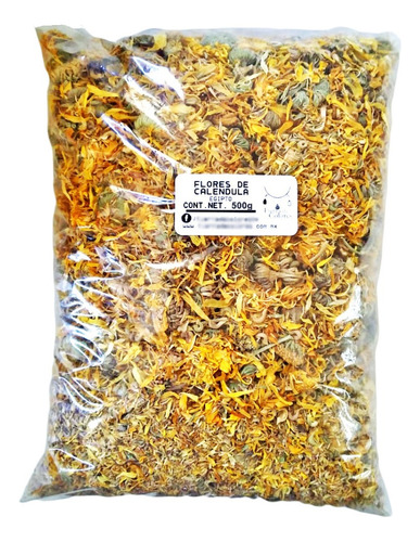 Calendula Flor Deshidratada Mercadela Te Seca Medio Kilo