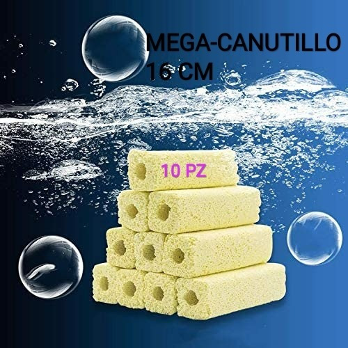 10mega Canutillo-filtro Bacteria Acuario Bioceramics Poroso