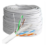 Cable Utp Cat6 De Red Rollo 100mt 23awg 100% Cobre Calidad