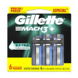 Gillette Mach3 Repuestos De 6 Cartuchos