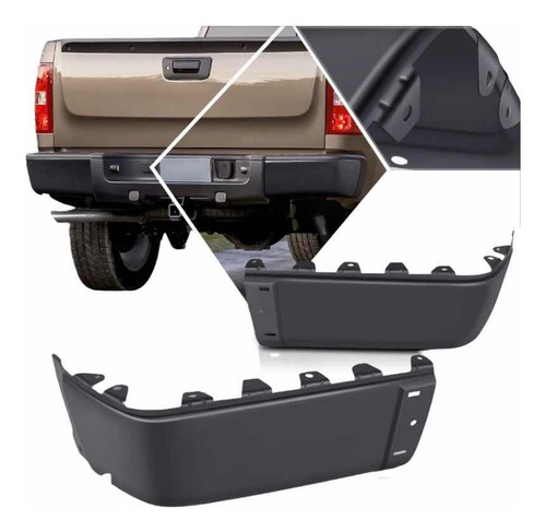 Defensa Alerones De Chevy Silverado Sierra 2007 2008 A 2014