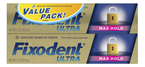  Fixodent Ultra Max Hold Crema