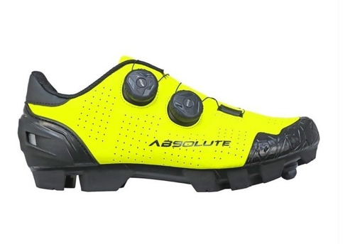 Sapatilha De Ciclismo Absolute Prime Mtb Amarelo Fluor