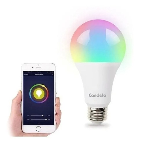 Lampara Led Smart 9w Wifi Bluetooh Colores Rgb Fría Cálida