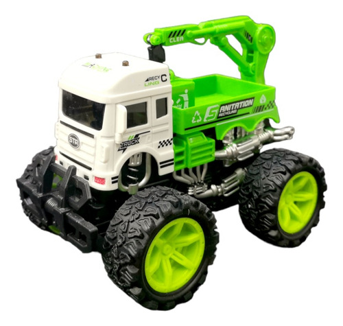 Monstertrucks Coche De Juguete Vehiculo Fricción Para Niños