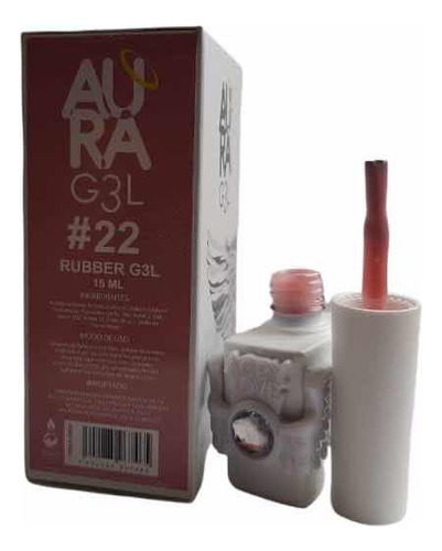 Rubber Gel Acry Love 15ml Para Uñas - Color Color 22