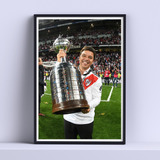 Cuadro Marcelo Gallardo Libertadores 30x40cm Listo P Colgar