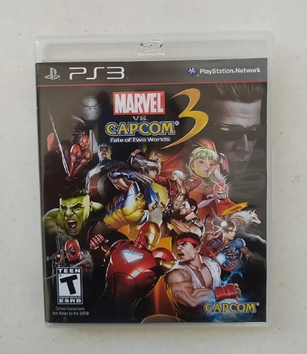 Marvel Vs Capcom 3 Ps3 Mídia Física Usado