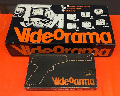 Raro Console Antigo Videorama Original Na Caixa + Pistola