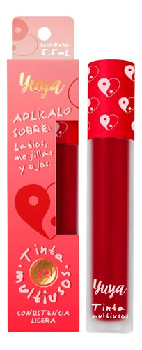 Tinta Multiusos Yuya Labios Mejillas Y Ojos Yin Yang 5.5ml