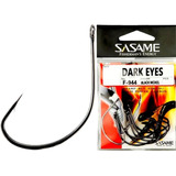 Anzol Sasamé Dark Eyes Black Nickel 2/0 Pcte C/ 6 Unidades