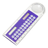 Mini Calculadora De Régua De Cartão Solar Com Tela Grande