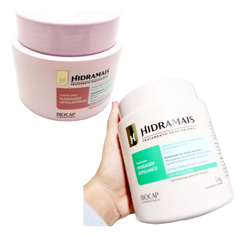 Creme Para Massagens Modeladoras Profissional Hidramais 2 Un