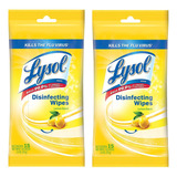 Lysol Toallitas Desinfectantes Para Llevar, Aroma A Limon, 1