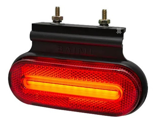 Faro Led Rojo Soporte Flexible 12 24 V Trailer Acoplado