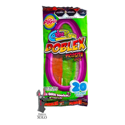 Pigüi Cachetada Caramelo Suave Picosito Doblex 20 Pzs 250 g | MercadoLibre