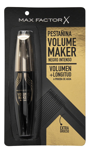 Pestañina Max Factor Volumen Maker Neg - Ml  Color Negro