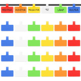 Etiquetas Para Cables Trilancer Tamaño Grande, Para Organiza
