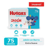 Jabon En Barra Huggies Bebe Extra Suave X 75 Gr