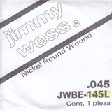 Jimmy Wess 145l 1ra Cuerda Bajo Eléctrico Niquel 0.45 