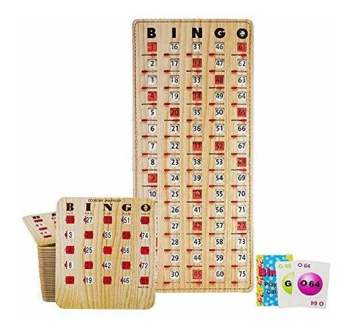 Tarjetas De Bingo Mr Chips Con Ventanas Deslizantes, 25