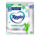 Papel Higiénico Regio® Natural Care 40 Rollos Hojas Dobles